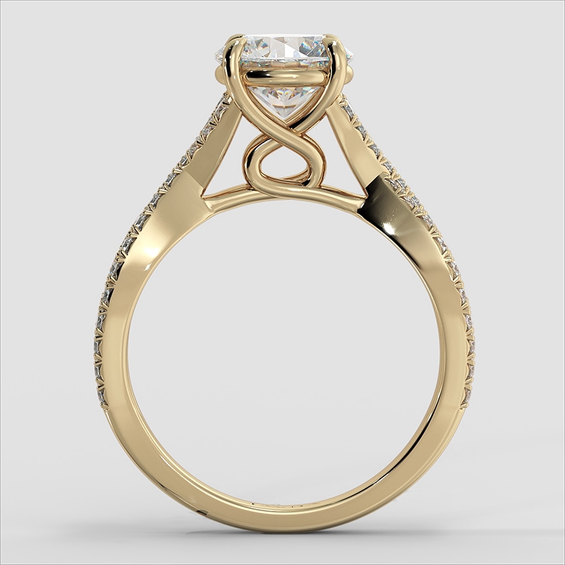  diamond Ring 14k Gold Yellow