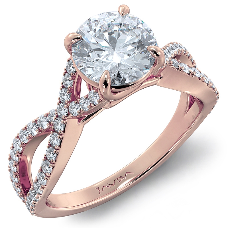  diamond Ring 14k Rose Gold