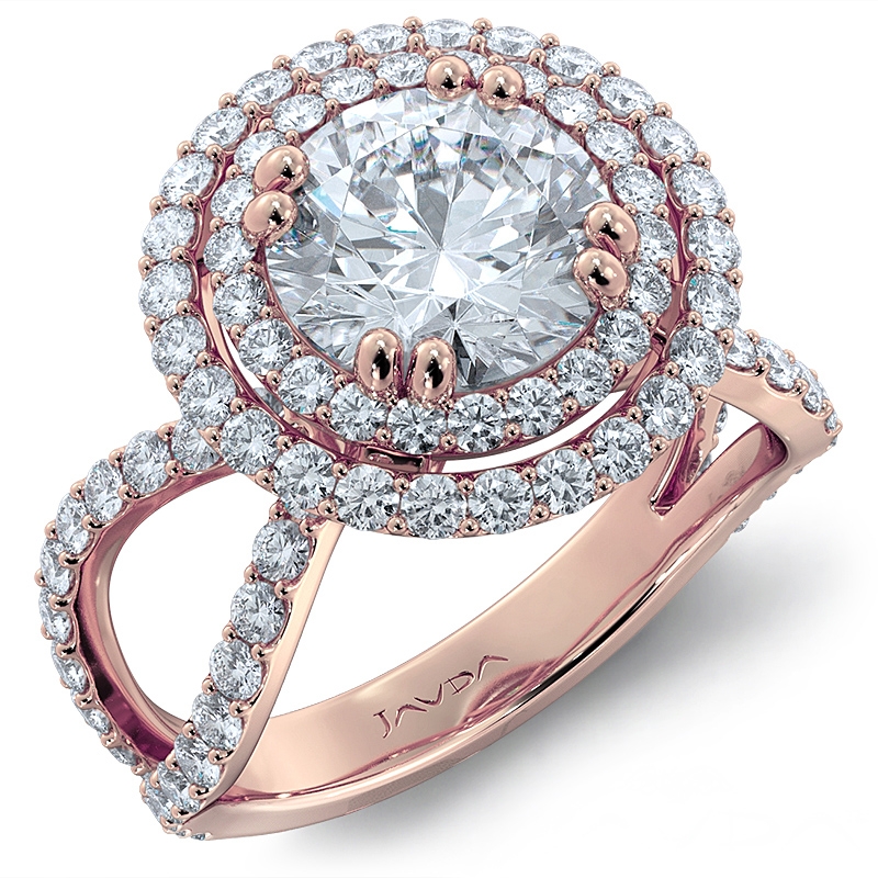  diamond Ring 14k Rose Gold