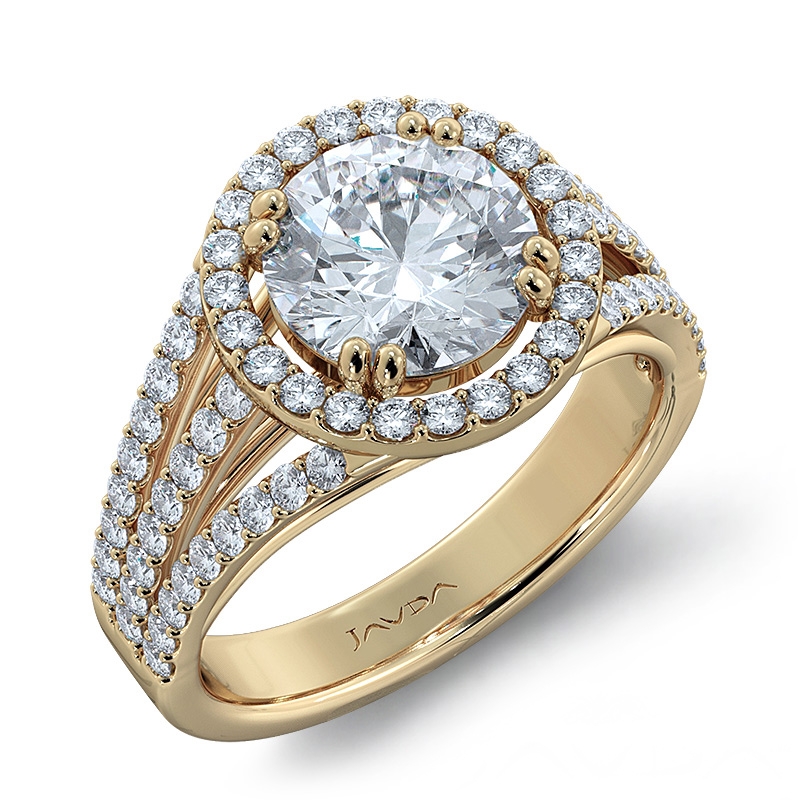  diamond Ring 14k Gold Yellow