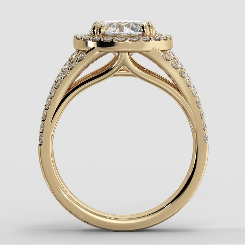  diamond Ring 14k Gold Yellow