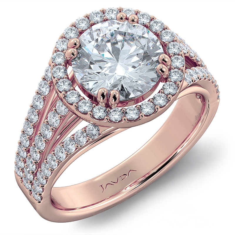  diamond Ring 14k Rose Gold