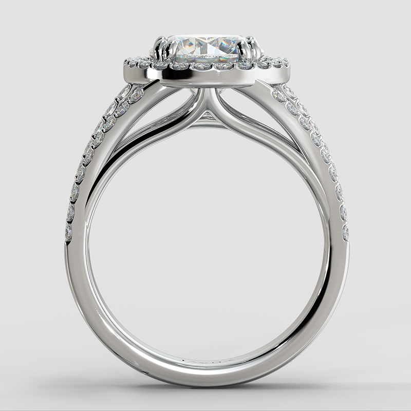  diamond Ring 14k Gold White