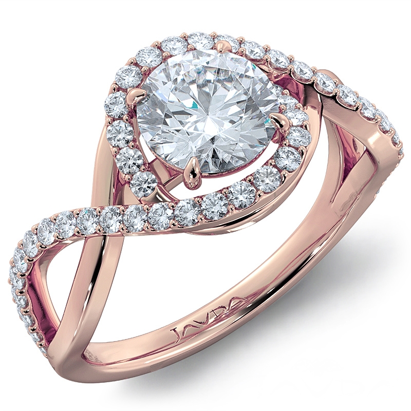  diamond Ring 14k Rose Gold