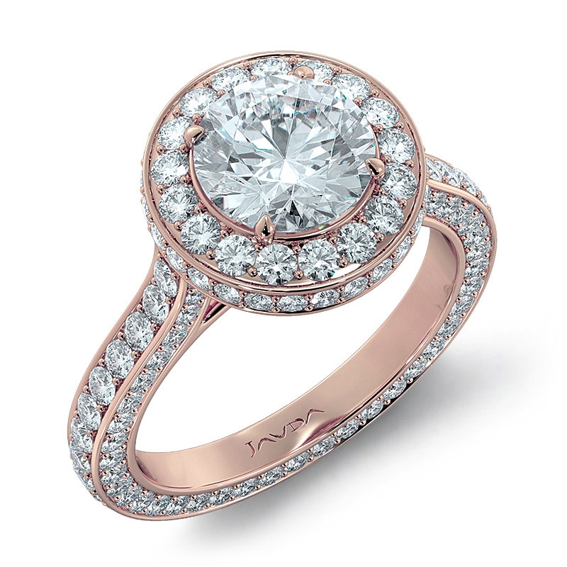  diamond Ring 14k Rose Gold