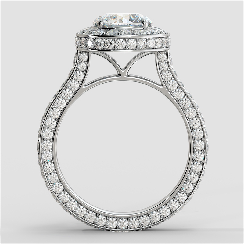  diamond Ring 14k Gold White