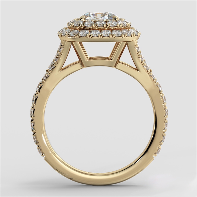  diamond Ring 14k Gold Yellow