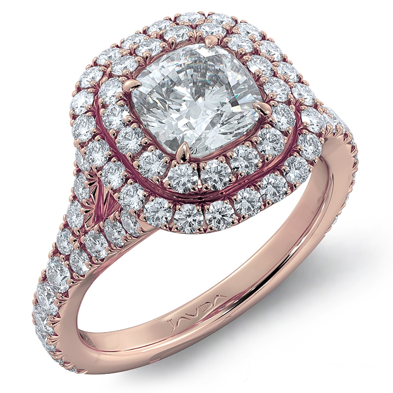  diamond Ring 18k Rose Gold