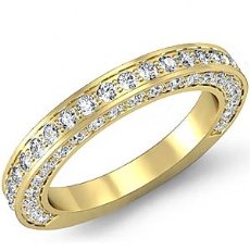 1.25ct Round Diamond Wedding Band Matching Set  14k Gold Yellow (1.25Ct. tw.)