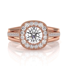  diamond Ring 14k Rose Gold