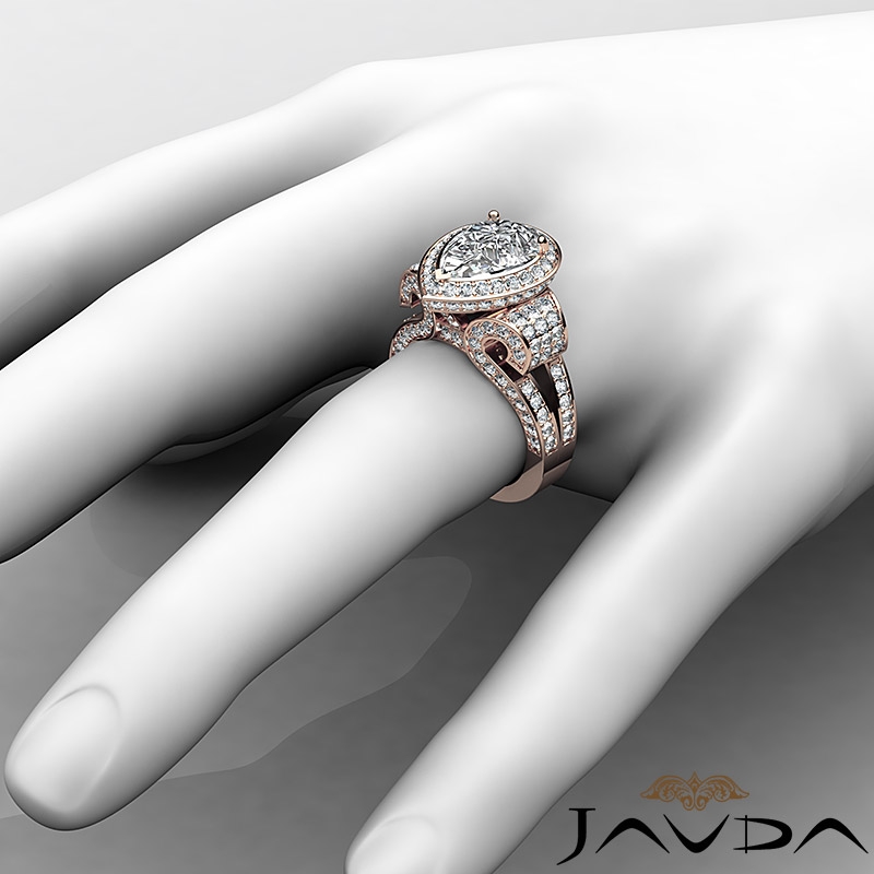  diamond Ring 14k Rose Gold