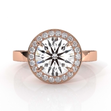  diamond Ring 18k Rose Gold