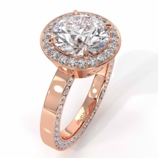  diamond Ring 18k Rose Gold