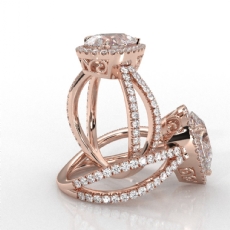  diamond Ring 14k Rose Gold