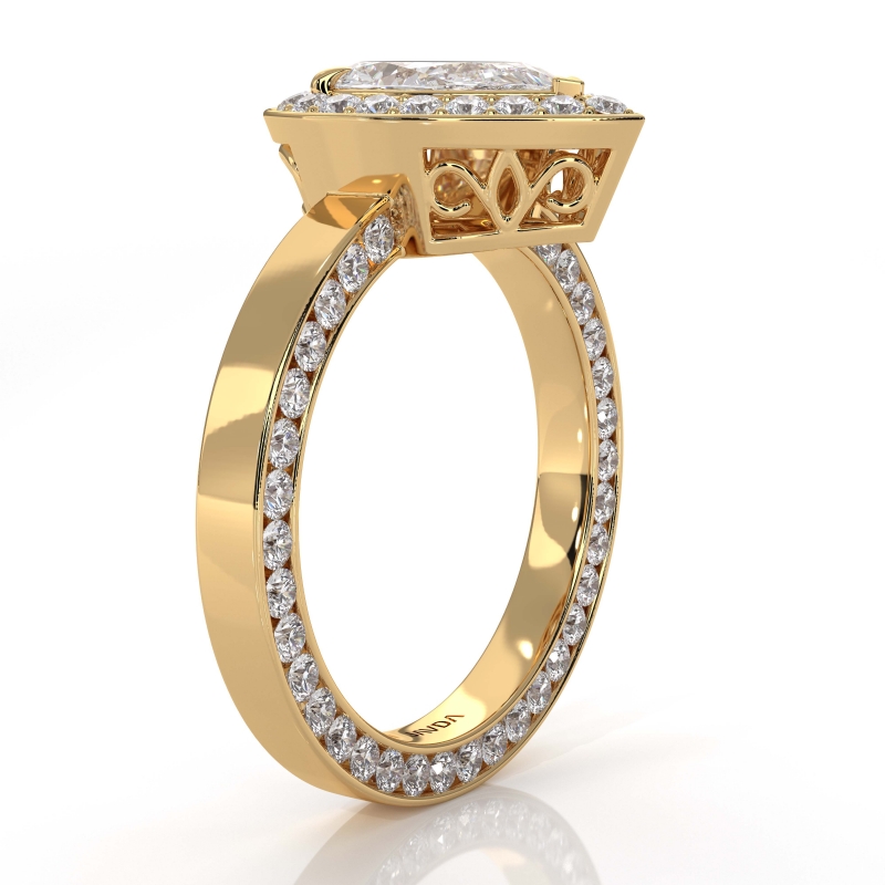  diamond Ring 14k Gold Yellow