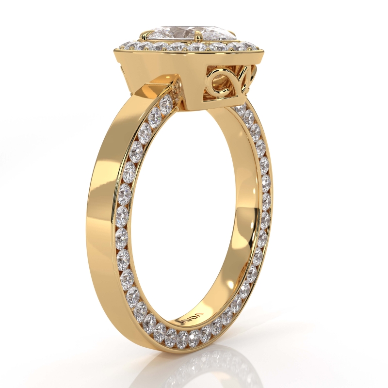  diamond Ring 18k Gold Yellow