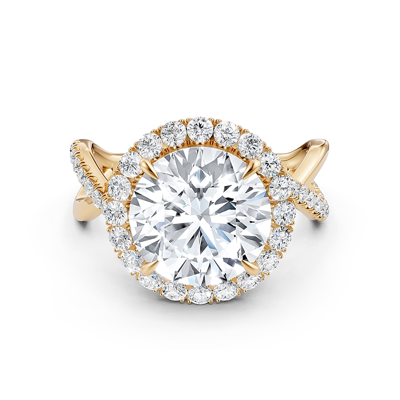  diamond Ring 14k Gold Yellow