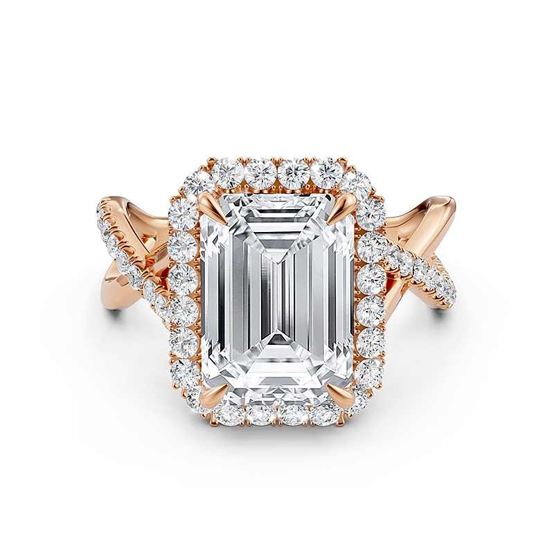  diamond Ring 14k Rose Gold