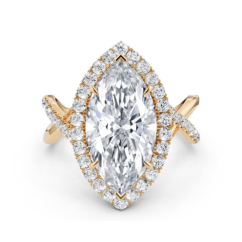  diamond Ring 14k Gold Yellow