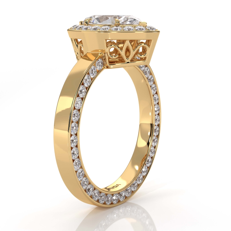  diamond Ring 14k Gold Yellow