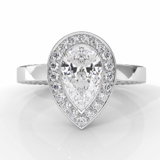  diamond Ring 14k Gold White