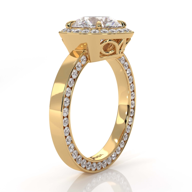  diamond Ring 14k Gold Yellow