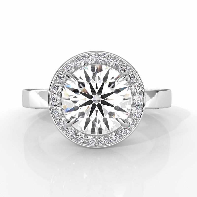  diamond Ring 14k Gold White