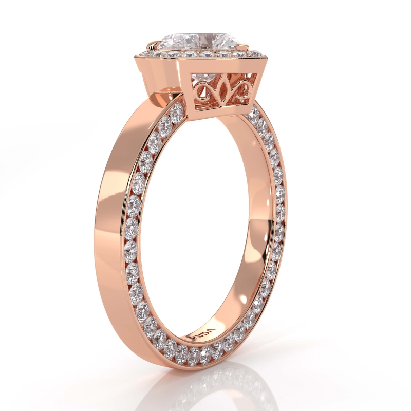  diamond Hot Deals 18k Rose Gold