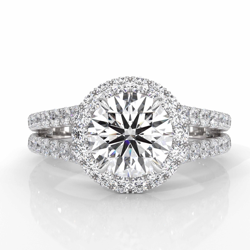  diamond Ring 14k Gold White