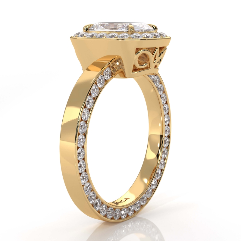  diamond Ring 14k Gold Yellow