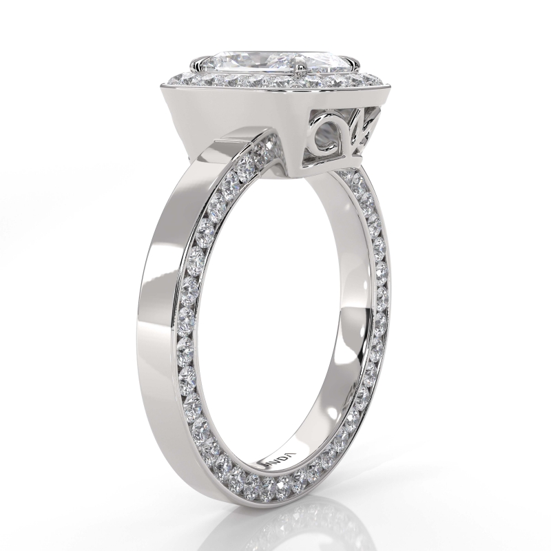  diamond Ring 14k Gold White