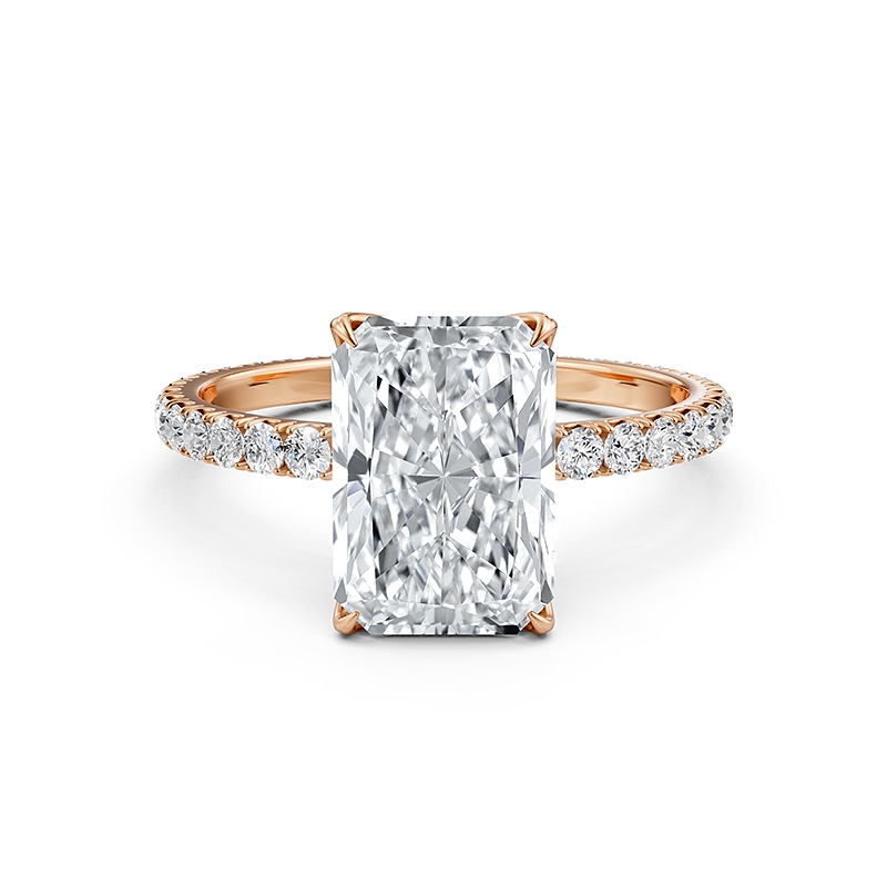  diamond Ring 14k Rose Gold