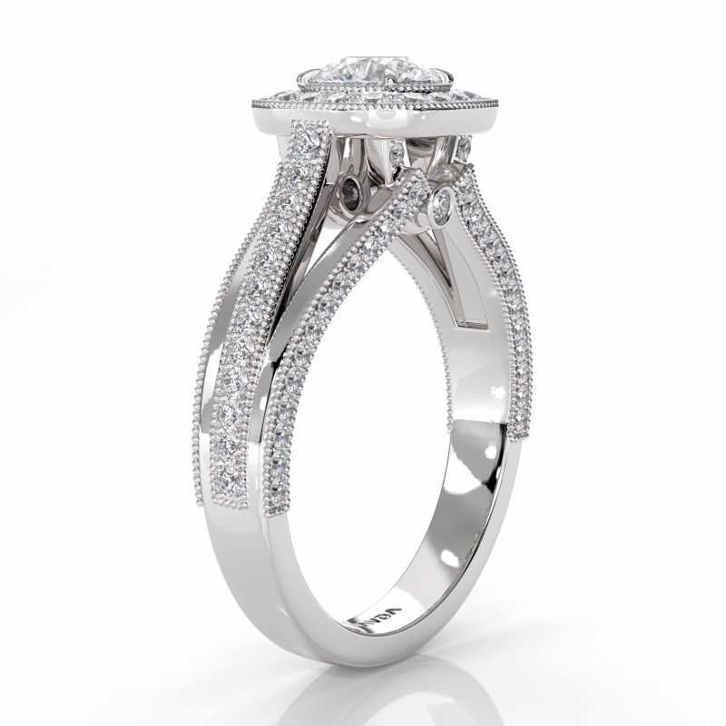  diamond Ring 14k Gold White