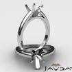 <gram> Cathedral Solitaire Engagement Ring Setting Platinum 950 2.5mm Semi Mount - javda.com 