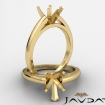 <gram> Cathedral Solitaire Engagement Ring Setting 14k Yellow Gold 2.5mm Semi Mount - javda.com 