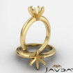 <gram> six prong solitaire Diamond Engagement Ring Setting 14k Yellow Gold 3mm Semi Mount - javda.com 
