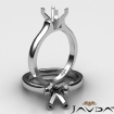 <gram> Contour Dome Solitaire Engagement Ring Setting Platinum 950 3mm Semi Mount - javda.com 