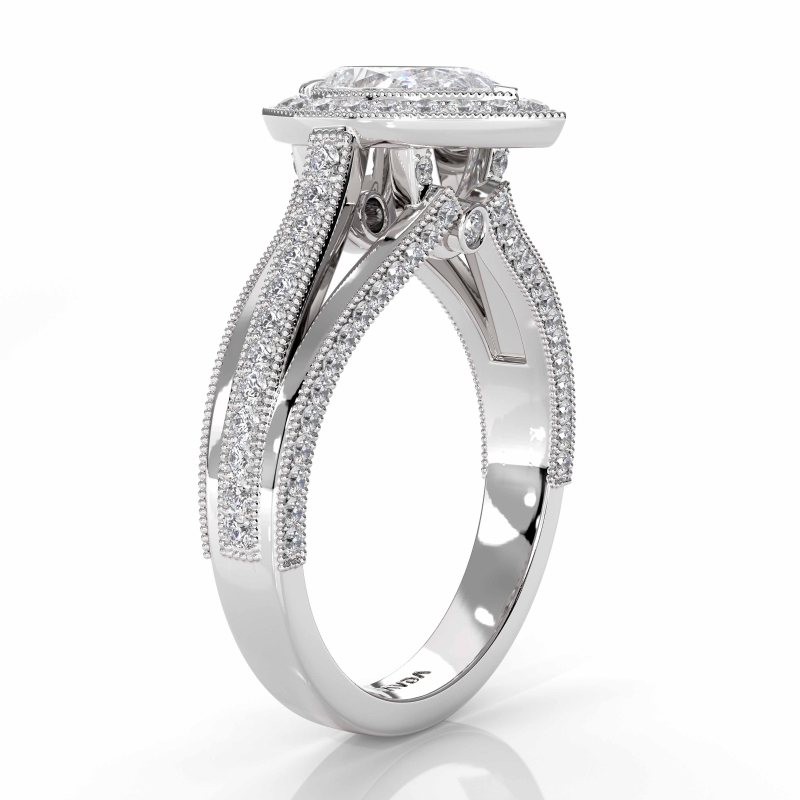  diamond Ring 14k Gold White