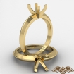 <Gram> Knife Edge Solitaire Engagement Ring Setting 18k Yellow Gold Semi Mount 2.5mm - javda.com 