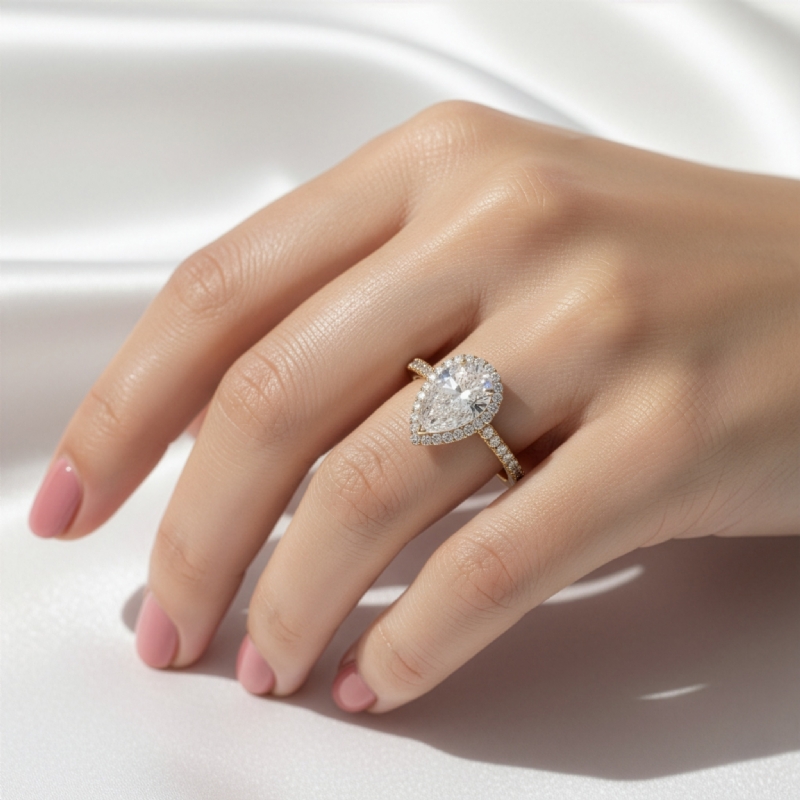  diamond Ring 14k Gold Yellow