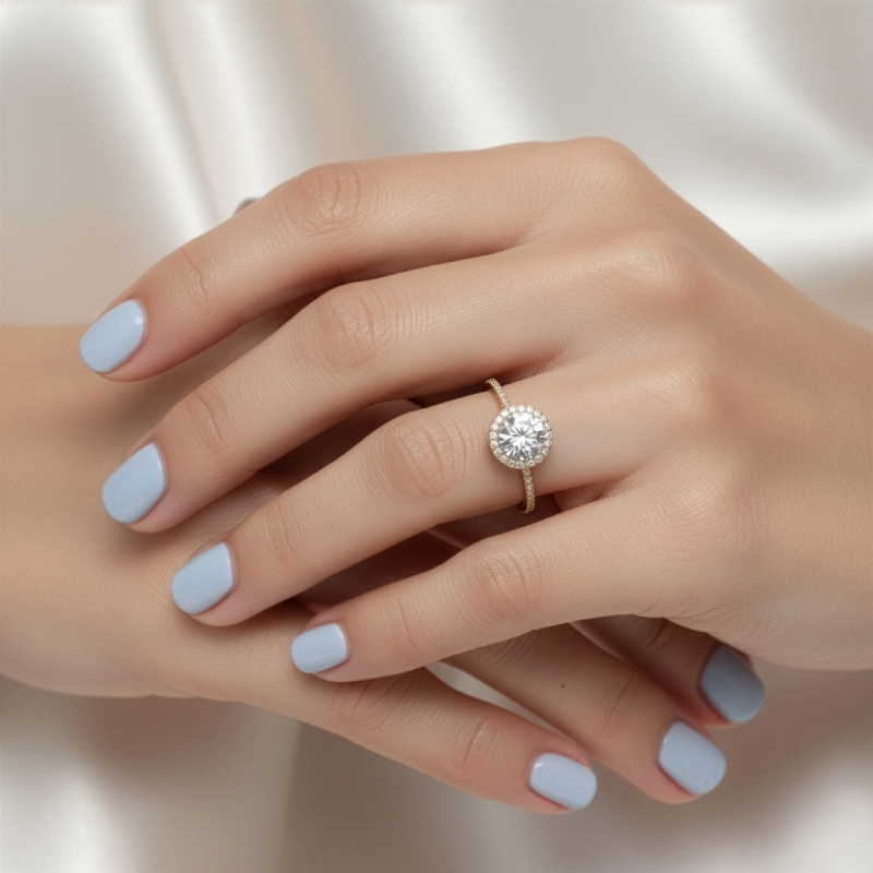  diamond Ring 14k Gold Yellow