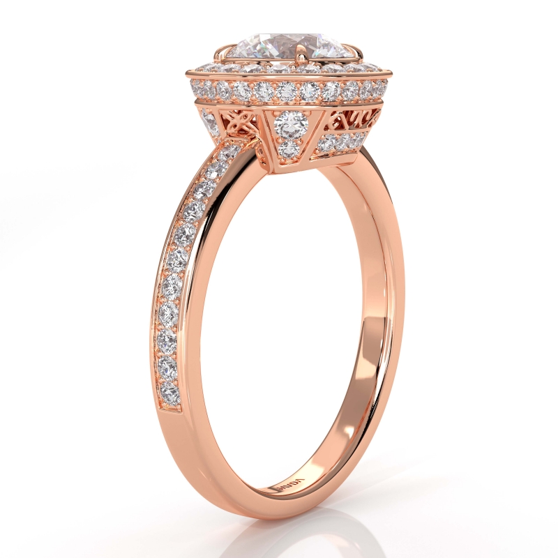  diamond Ring 14k Rose Gold