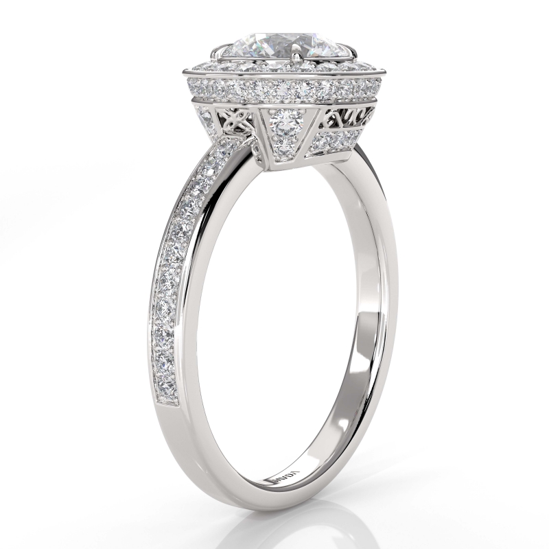  diamond Ring 14k Gold White