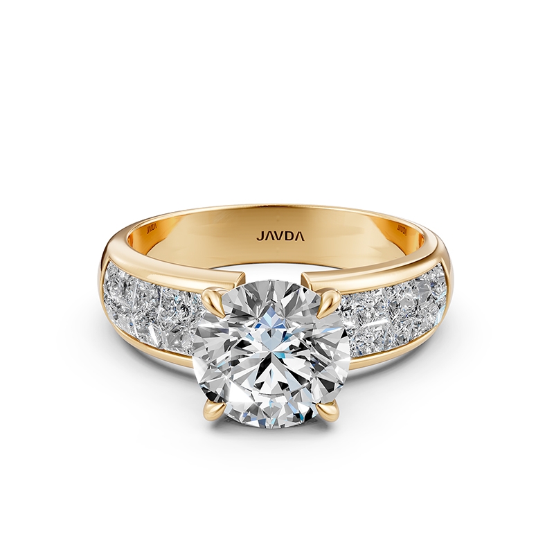  diamond Ring 14k Gold Yellow