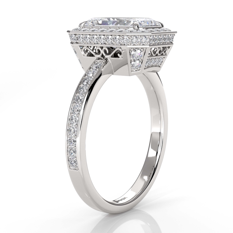  diamond Ring 14k Gold White