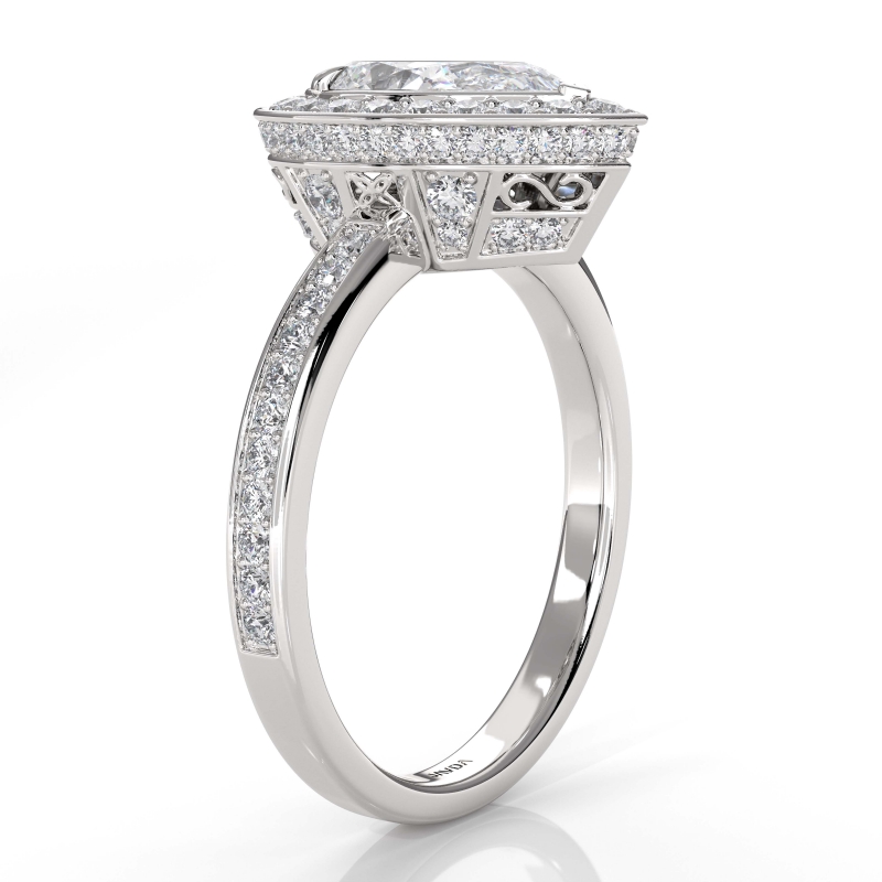  diamond Ring 14k Gold White