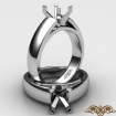 <gram> Cathedral Solitaire Engagement Ring Setting Platinum 950 5.5mm Semi Mount - javda.com 