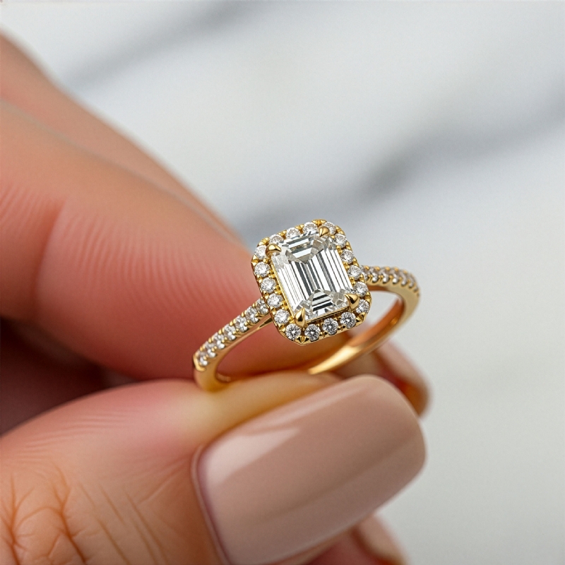  diamond Ring 14k Gold Yellow