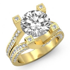  diamond Ring 18k Gold Yellow