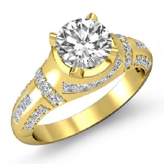  diamond Ring 18k Gold Yellow